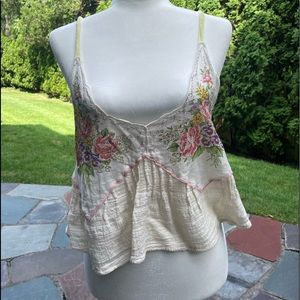 Free People New Romantics Blouse Tank S